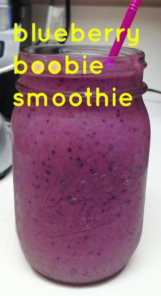 blueberry lactation smoothie