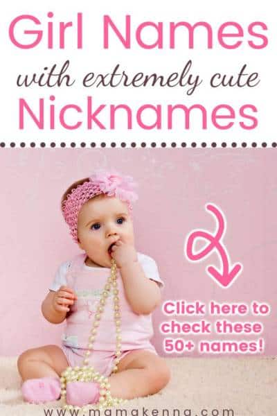 baby girl names with cute nicknames