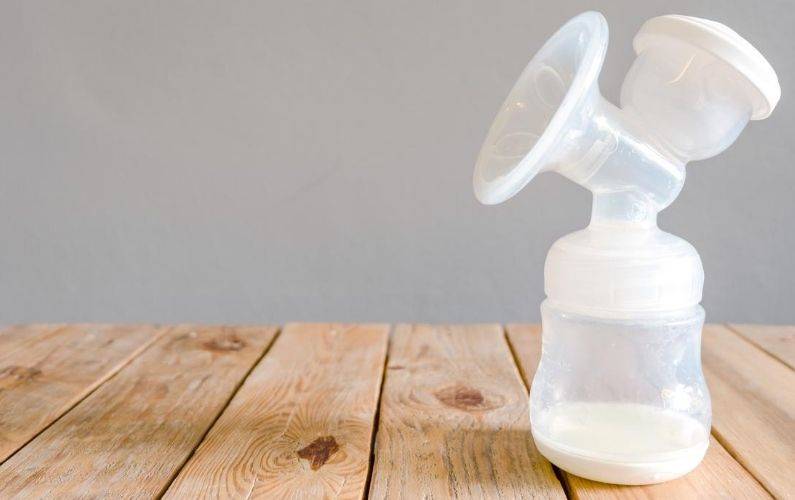 breast pump with a low amount of milk