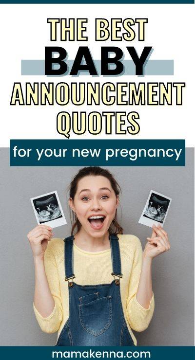 cute pregnancy announcement quotes and captions