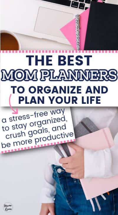 mom holding planners